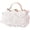 White, variant on Women 3D Rose Flower Evening Purse Rhinestones Handle Party Handbag Elegant Clutch For Wedding And Formal Event