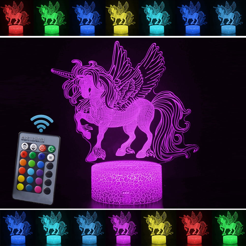 3D FX Deco LED Night Light Anime My Little Pony Wall Home Decoration Gift