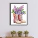 thumbnail image 4 of Pintura de diamante 5D DIY, Kit de bota de flores con forma especial parcial, decoración del hogar Hugtrwg Para estrenar, 4 of 9