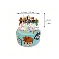 thumbnail image 4 of Roblox birthday party decoration set, equipped with Happy Birthday banners, latex balloons, Cake topper/Supercake topper supplies, 4 of 6