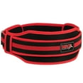 thumbnail image 5 of MRX Weight Lifting Belt with Double Back Support Gym Training 5" Wide Belts&nbsp;Black / Red L, 5 of 6