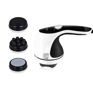 Ikeedi MultiFunction Vibration Massaire portable, Livré avec 4 Types de têtes de massage alternatives