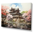 thumbnail image 2 of Designart "Imperial Palace China Art painting II" China Art Canvas Print, 2 of 5