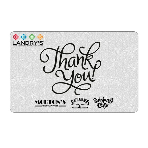 Landry's $25 Thank You Chevron eGift Card [Email Delivery]