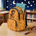 thumbnail image 3 of Yuyamidu Dachshund School Backpack Set for Girls Boys 4 Piece Orange Kids Bookbag with Lunch Box Pencil Case Water Bottle Bag for Elementary Middle School Students Schoolbags, 3 of 7