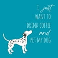 thumbnail image 2 of McCully, Jennifer 26x26 White Modern Wood Framed Museum Art Print Titled - Drink Coffee Pet Dog 2, 2 of 4