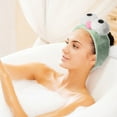 thumbnail image 6 of KALLORY Cute Spa Headband Headband for Skincare Cloth Mint Green 1Set for Daily Use, 6 of 8