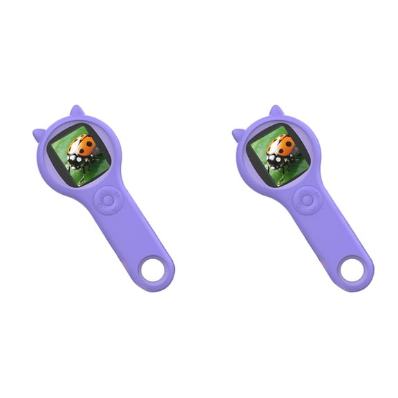 2X Microscope for Kids - Portable Handheld Magnifying Glass Digital Microscope for Kids Educational Science Toys