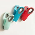 thumbnail image 1 of 3 Pcs Chip Bag Clips, Kitchen Clips, Magnetic Chip Clips For Bags, Food Bag Clips With Airtight Seal (Multicolored), 1 of 4