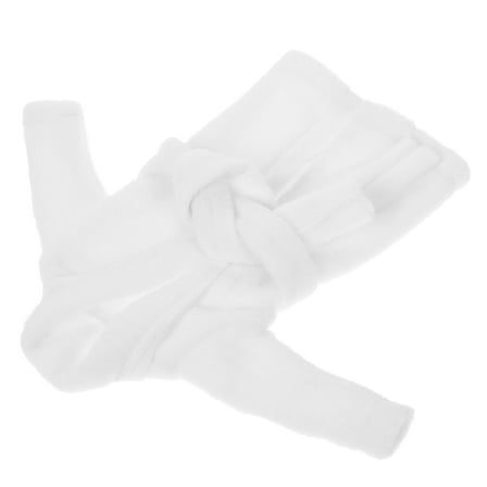 TABLZONE Elf Accessories Doll Bathrobe White Cloth Wardrobe Addition for Christmas 1 Set