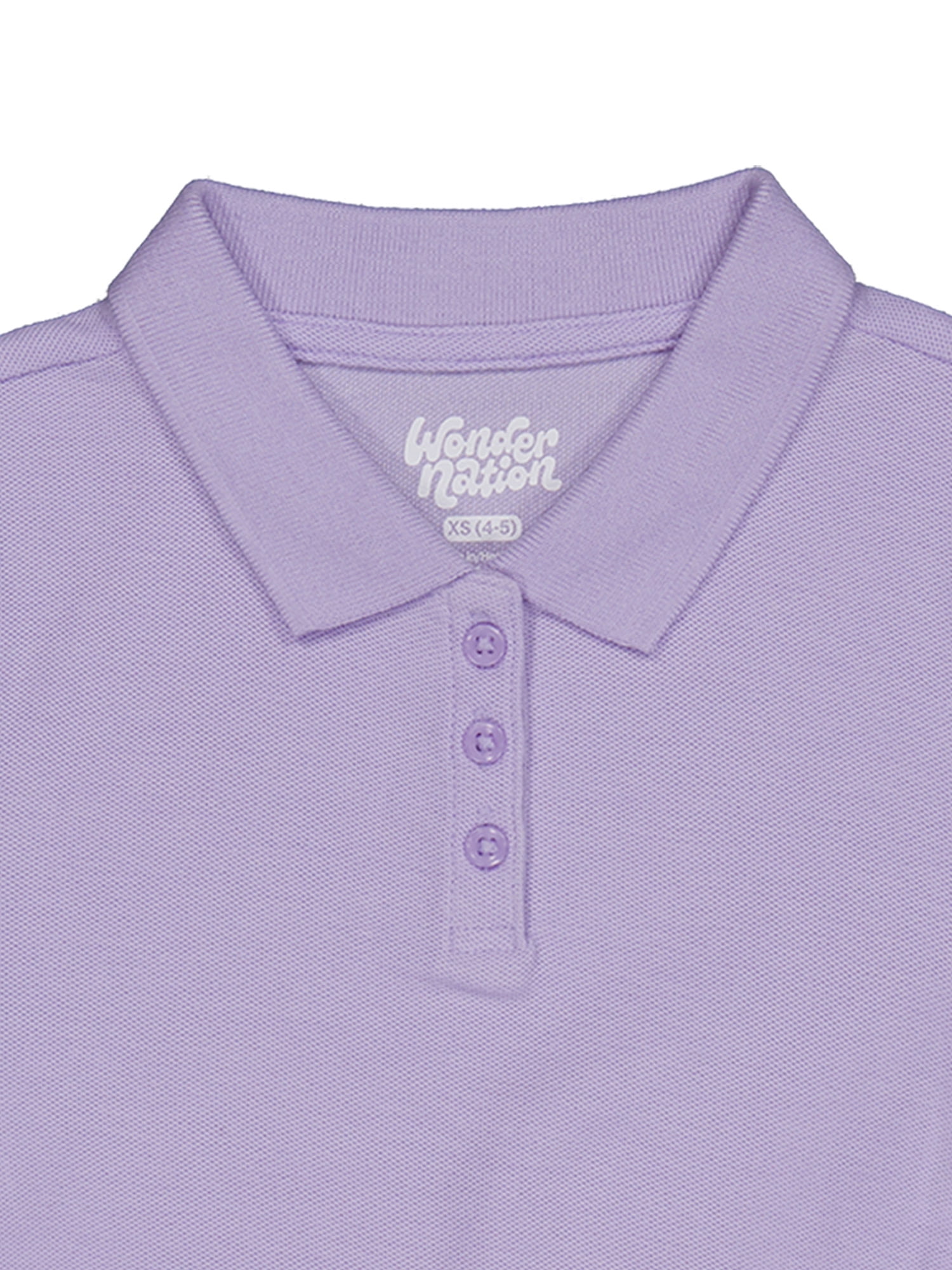 Wonder Nation Girls Short Sleeve Knit Top, Sizes 4-18 & Plus