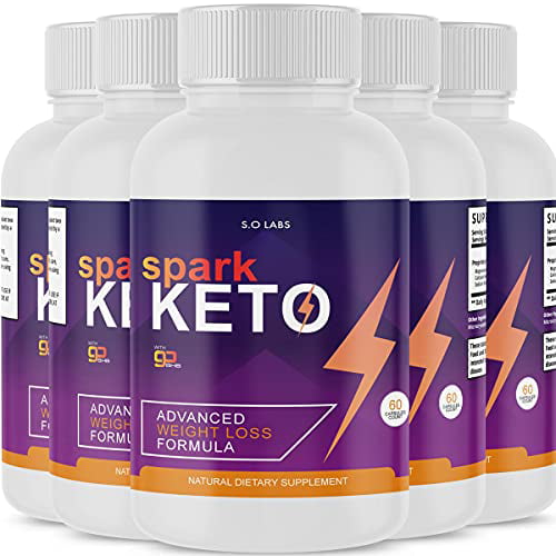 5 Pack Spark Keto Pills Supplement For Women Men Keto Spark K3 