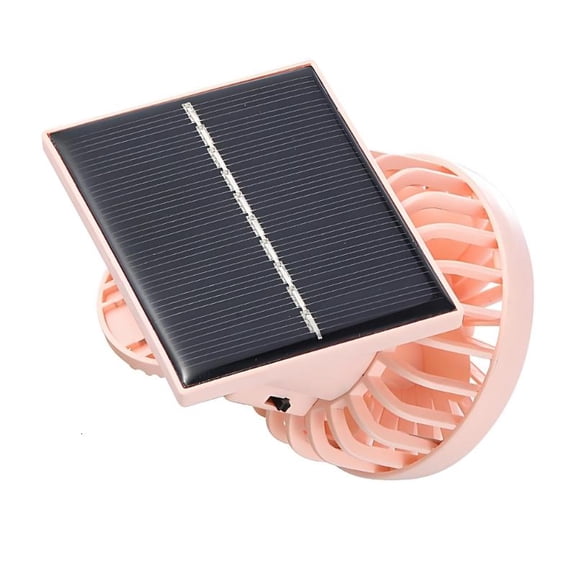 CEORPER Portable Clip Mount Fan with 3 Speed Rechargeable Battery Solar Powered