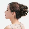 thumbnail image 3 of Natural Looking Messy Ball Head Hairpin, High Temperature Silk Hair Bun Accessory for Everyday & Formal Wear - Multiple Colors Available, 3 of 6