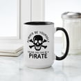 thumbnail image 4 of CafePress - Be A Pirate - 15 oz Ceramic Large White Novelty Mug, 4 of 4