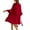 Burgundy, variant on Defitshape Women's Robe Summer Pjs Valentines Day Lightweight Satin Bathrobe Comfy Feather Wedding Luxury Feather Bridal Robe Sleepwear Pink Medium