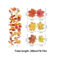 thumbnail image 3 of Artificial Maple Leaf Garland 6ft Fall Foliage Hanging Decor Halloween Thanksgiving Indoor Outdoor Wall Fireplace Door Home, 3 of 8