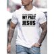 thumbnail image 1 of Christian Slogan Pattern Print Men's Comfy Slightly Stretch T-shirt, Graphic Tee Men's Summer Clothes, Men's Outfits, 1 of 4