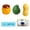 #1, variant on Pineapple Squishy Toy Slow Rising Soft Squeeze Decompression Dough, Realistic Fruit Model Sensory Fidget for Adults Office Desk Holiday Stress Relief