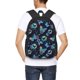 thumbnail image 4 of Fotbe Blue Butterfly Mochila para Hombre y Mujer - Tela Oxford 600D Resistente - Mochila Impermeable de Gran Capacidad para Escuela, Viajes y Senderismo, 4 of 6