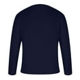 thumbnail image 5 of IROINNID On Sale Button Up Shirts for Men Shirt Solid Color Long Sleeve V-Neck Pullover Blouse Tops,Navy, 5 of 5