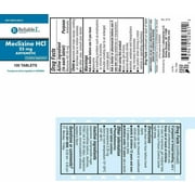 1 Laboratories Meclizine Antiemetic Relieve Sickness 25 mg, 100 ct