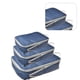 thumbnail image 2 of Bolsa De Almacenamiento De Viaje Organizador de viaje de 3 piezas Esenciales de viaje de gran capacidad (Azul marino mate), 2 of 5