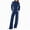 Dark Blue, variant on Lounge Sets for Women Sweatsuit 2 Piece Outfits Sweatshirt Wide Leg Sweatpant Tracksuit Matching Set