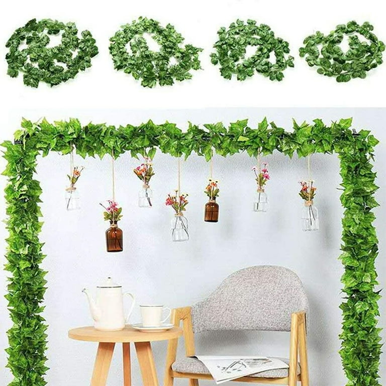 2 Strands Artificial Vines Scindapsus Garland 6FT Real Touch Fake Vine -  DANNY'S HOME GOODS