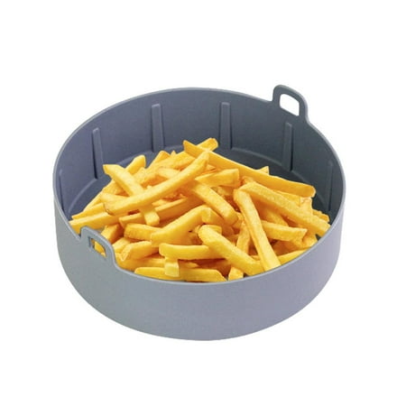 

Julam Air Fryer Silicone Pot Air Fryer Silicone Pot Recycling Non-Stick Air Fryers Liner Heat-Resistant Air Fryer Basket Silicone Bowl for Oven Accessories grand