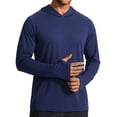 thumbnail image 2 of COOFANDY Mens Sun Protection Shirts UPF 50+ Long Sleeve Fishing Hiking Rash Guard Shirts Summer Sunproof Thin Hoodies, 2 of 6