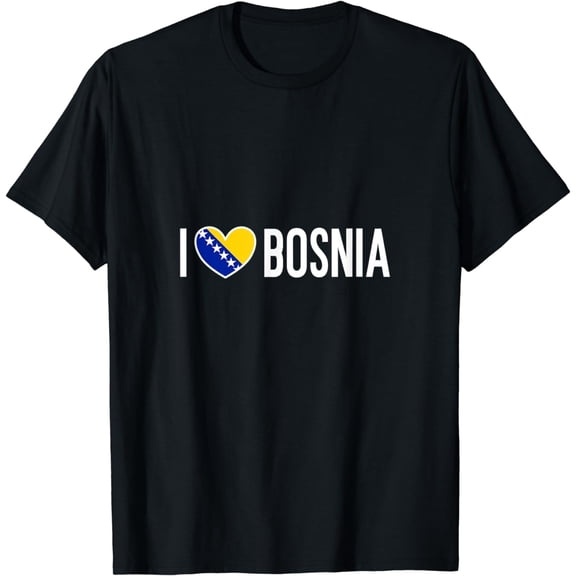 I love Bosnia and Herzegovina Bosnia Sarajevo heart love T-Shirt