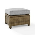 thumbnail image 6 of Crosley Furniture Bradenton 25"Fabric Outdoor Ottoman in Gray/Brown, 6 of 8