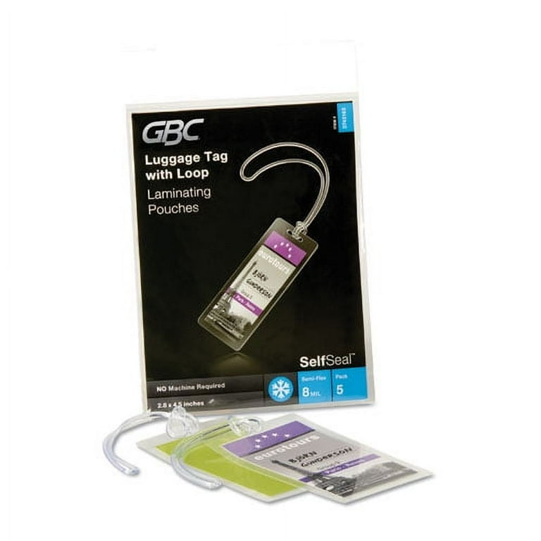 SelfSeal Self-Adhesive Laminating Pouches and Single-Sided Sheets, 8 mil, 2.88 SelfSeal Self-Adhesive Laminating Pouches and Single-Sided Sheets, 8 mil, 2.88