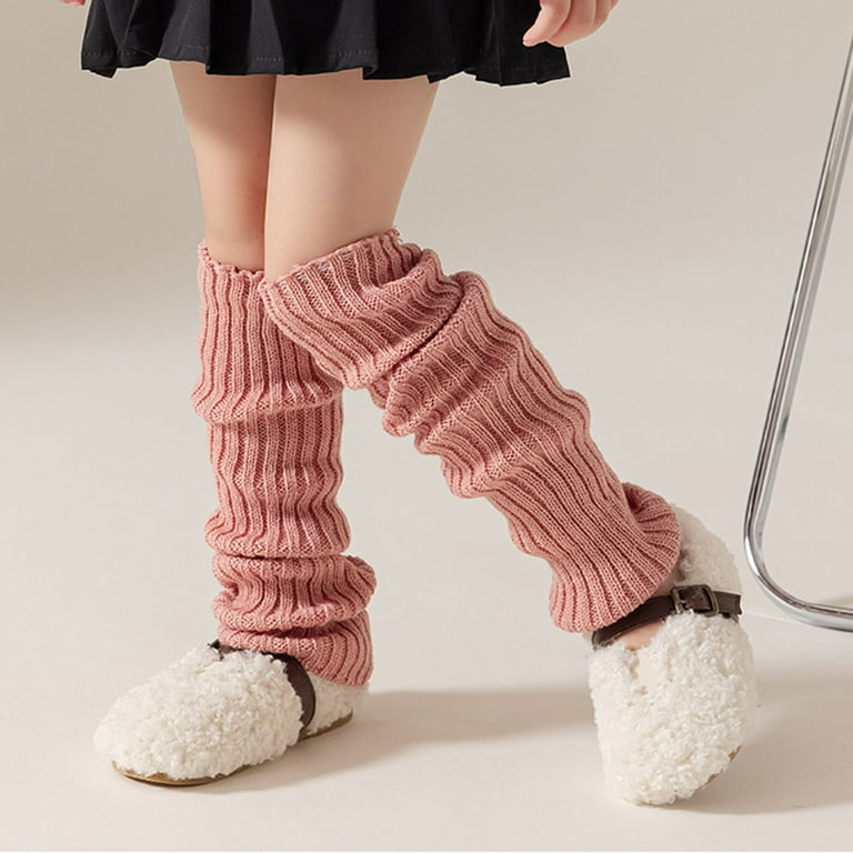 Girls Socks Kids Leg Warmers Knitted Leg Warmers Loose Knee