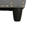 thumbnail image 5 of L-Shaped Linen Sectional Sofa with Left Chaise, Modular Tufted Couch Nail-Head Lounge Sofa for Living Room, Grey, 5 of 6