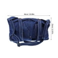 thumbnail image 2 of LOLIPPYY Tote De Mujer En Denim Canvas Oscuro Con Estilo Casual Y Espacio Amplio Para Esenciales, 2 of 6