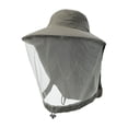 thumbnail image 4 of Abejas que mantienen velos sombrero nailon protector transpirable protección facial apicultor Verde, 4 of 8