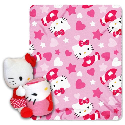 Northwest Sanrio Hello Kitty Hearts 40Inchby50Inch Fleece Blanket