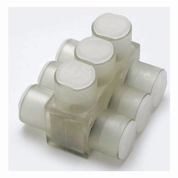 Burndy Insulated Multitap Connector,1.51 In. L BIBD43