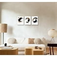 thumbnail image 2 of Modern Neutral Gallery Wall Art Set of 3 Black and White Minimalist Abstract artwork for wall Farmhouse Decor Bedroom Living Room, 2 of 6