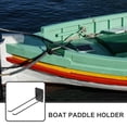 thumbnail image 3 of LIFKOME Metal Paddle Holder Kayak Paddle Storage Rack Black 1Pcs, 3 of 7
