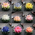 thumbnail image 1 of Zhaomeidaxi Lotus Incense Burner Ceramic Incense Candle Flower Fragrance Table Decoration Decoration 3d Handmade Incense Burner Multicolor Lotus Yellow1, 1 of 9