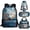 Wolf Cool Flame, variant on Jeiento Wolf School Backpack for Boys 17 Inch Bookbag with Lunch Bag Lightweight School Bag and Lunch Box for Boys 4 Pcs Purple Flower Book Bags for Kids Travel Rucksacks
