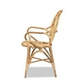 thumbnail image 4 of Baxton Studio Sheraton Fauteuil en Rotin Naturel Fini, 4 of 10