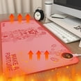 thumbnail image 1 of ICQOVD Heating Mouse Pad Large Heating Table Pad office Computer Desktop Heating Pad Writing Pad, 1 of 7