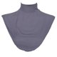 thumbnail image 1 of Para Mujer Extraíble Camisa De Imitación Cuello Alto Medio Cuello Muselina Hijab Tops Blusas Cuello Cubierta gris Macarena cuello de dickey cuello alto, 1 of 8