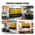 30pcs Color-Coded Wall Mounted Storage Bins Multi-Color Combo, Parts ...