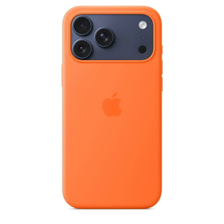 Apple iPhone 17 Pro Max Silicone Case with MagSafe – Orange