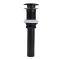 thumbnail image 2 of Drain Stopper, Corrosion- Simple Installation Matte Black Sink Drain  for Bathroom for Home for Basins for Kitchen, 2 of 8